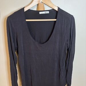 Wilfred Black Long Sleeve Top